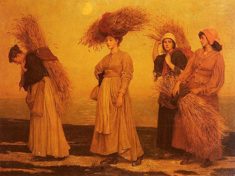 Valentine Cameron Prinsep Prints Home from Gleaning china oil painting image